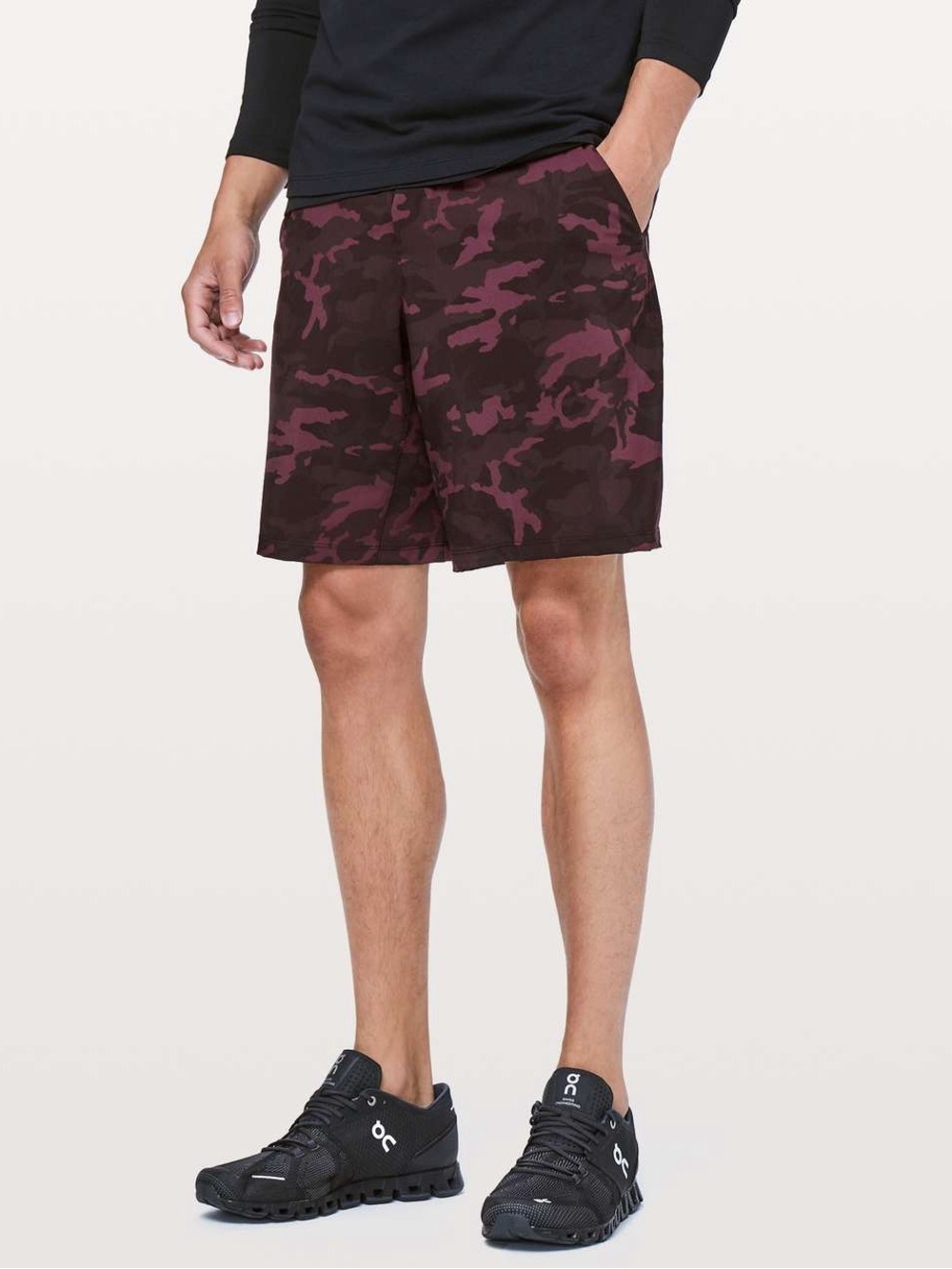 Lululemon Men’s Pace Breaker Short Small 9"
Incognito Camo Red Multi
